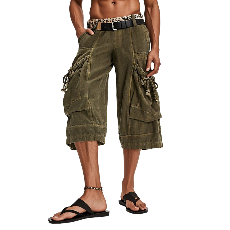 Men's Fashion Loose Multi-pocket Casual Shorts MTA1913E9Z