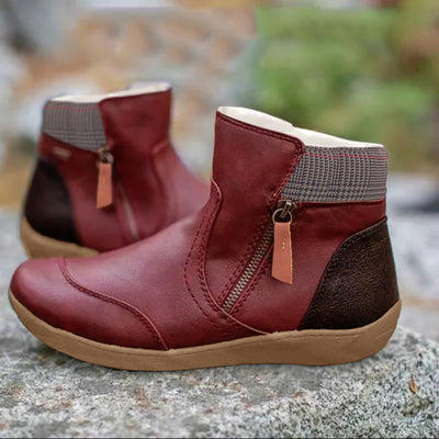 Amelia™ Waterproof Leather Boots with Foot