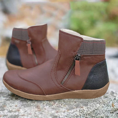 Amelia™ Waterproof Leather Boots with Foot