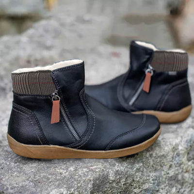 Amelia™ Waterproof Leather Boots with Foot