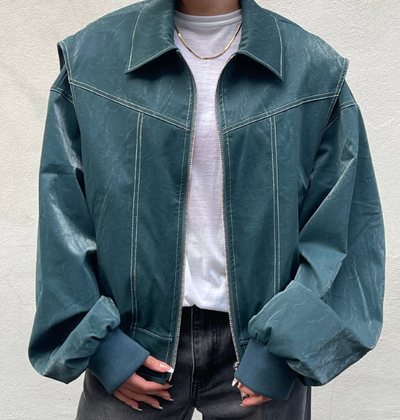 Marlee - Luxe Oversized Bomber Jacket