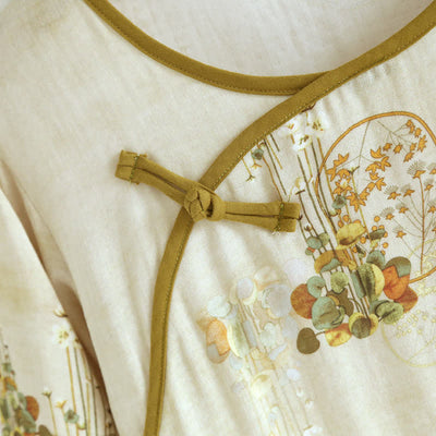 Venice - Retro Floral Bamboo Fiber Pajama Set