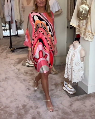 Marcia™ - Vibrant Print Dress