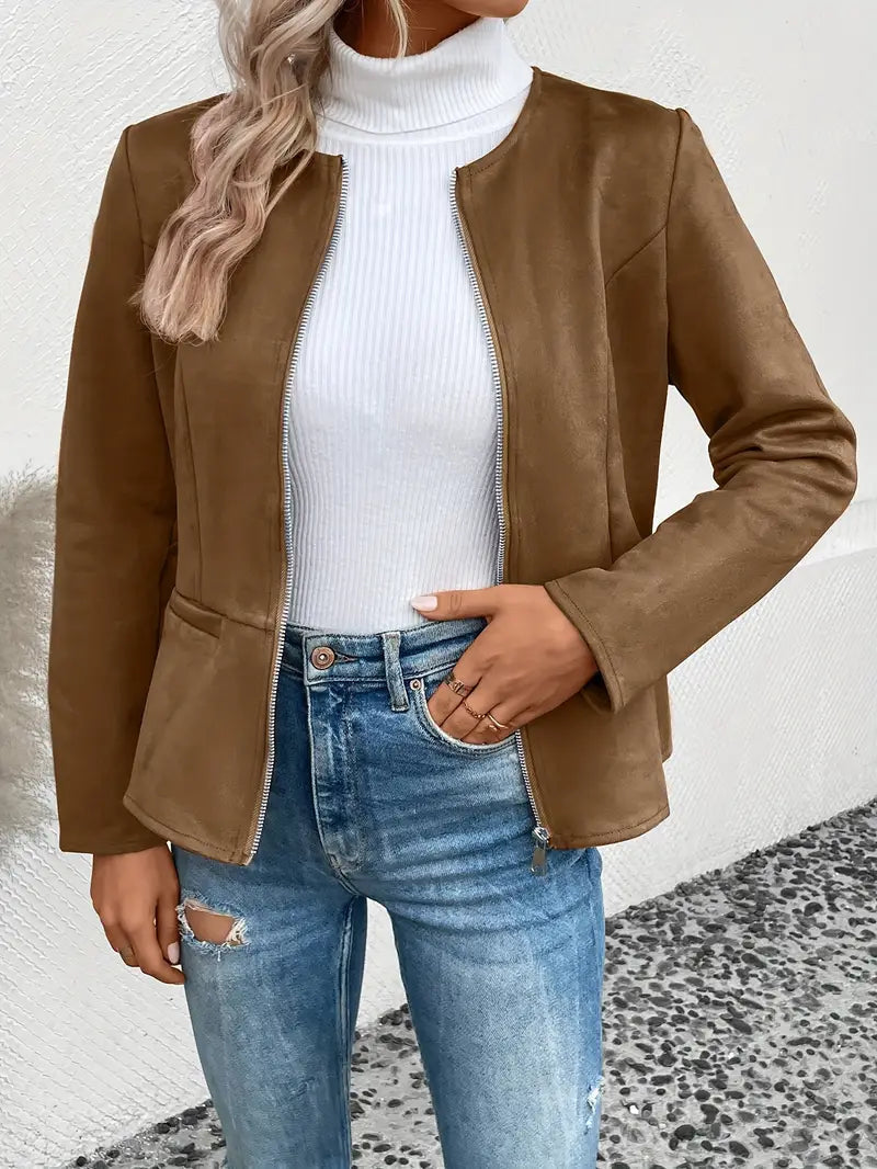 Maureen - Stylish Zip-up Jacket