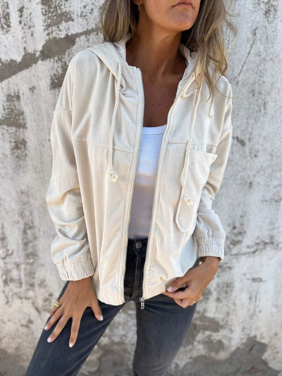 Rowena - Casual Jacket with Hood and Zip