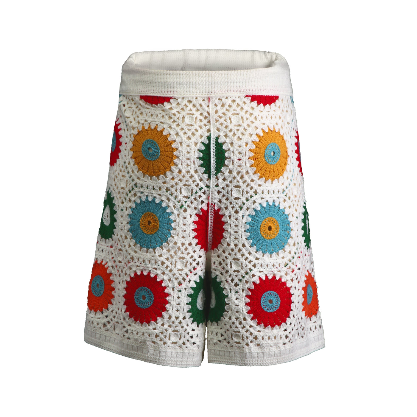Men's Summer Fashion Comfortable Breathable Hollow Crochet Shorts MTA2337E0P