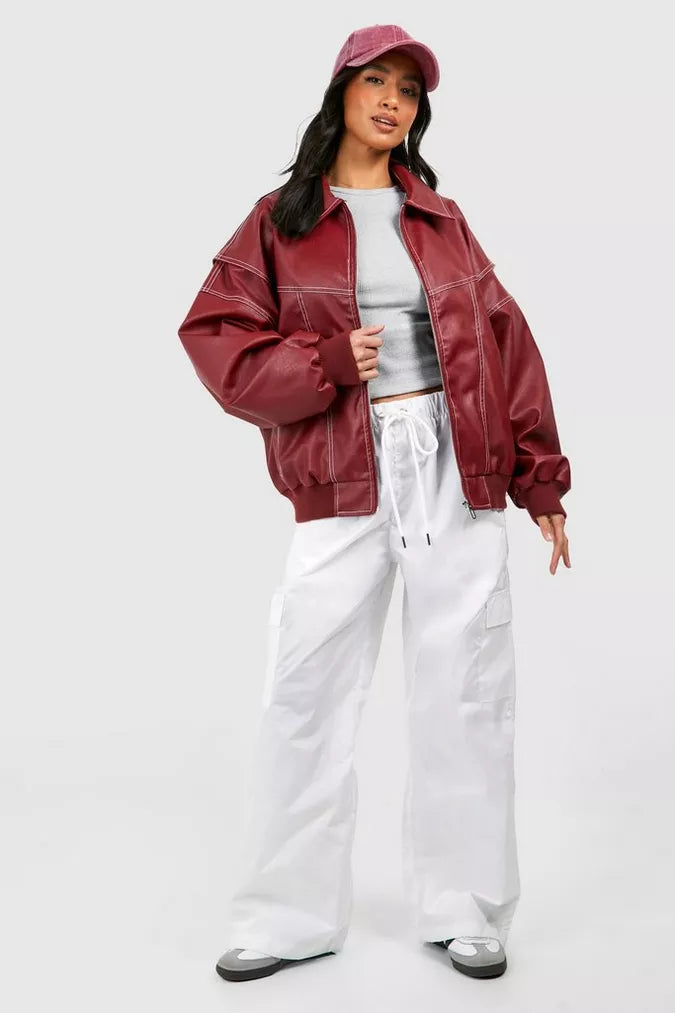 Marlee - Luxe Oversized Bomber Jacket