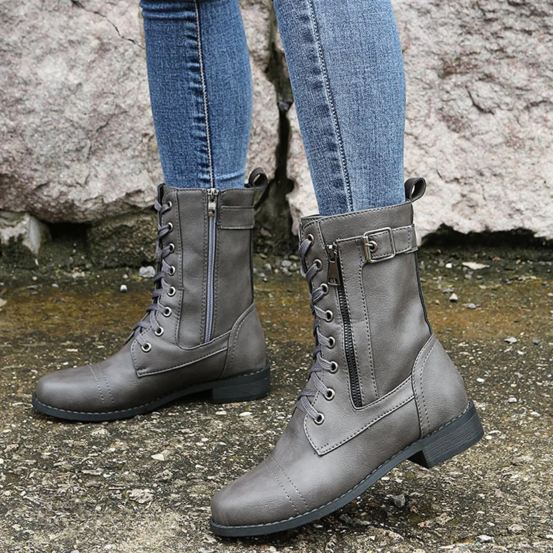 Frankie™ Orthopedic Leather Boots
