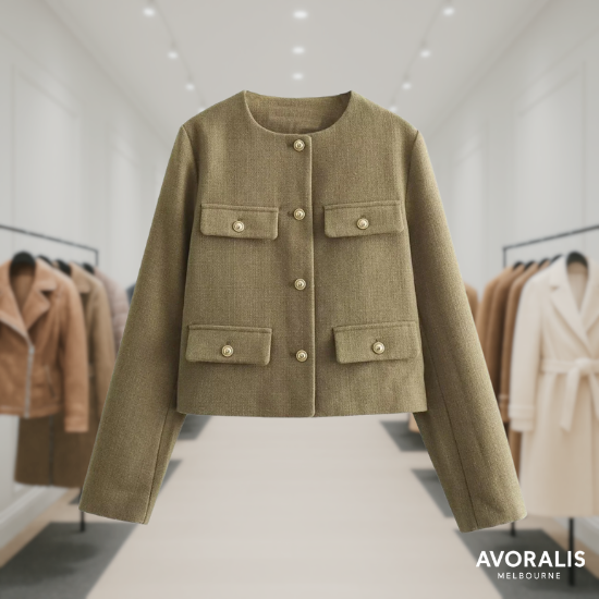 Cylia | Stylish Button Blazer