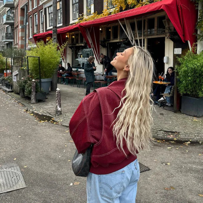 Marlee - Luxe Oversized Bomber Jacket