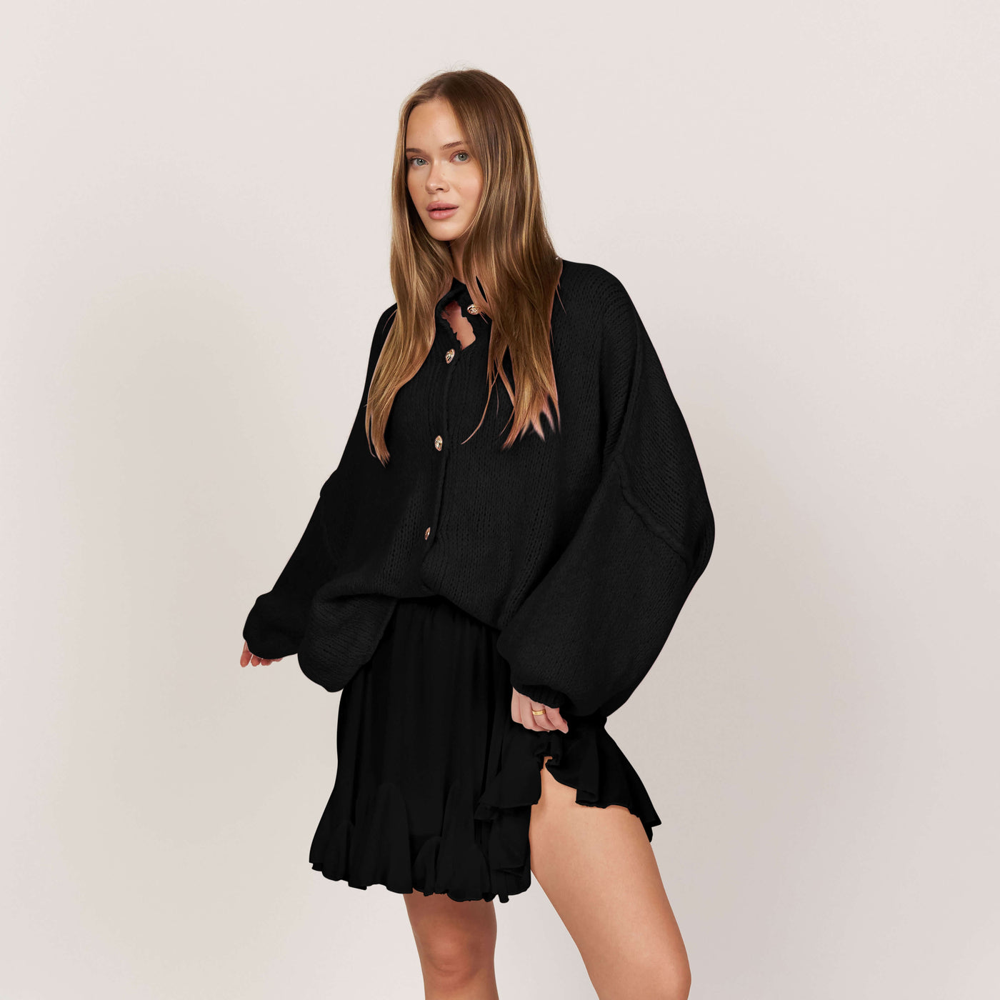 CozyGlam - Oversized Cardigan