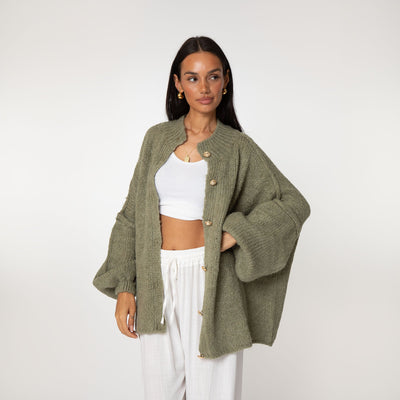 CozyGlam - Oversized Cardigan