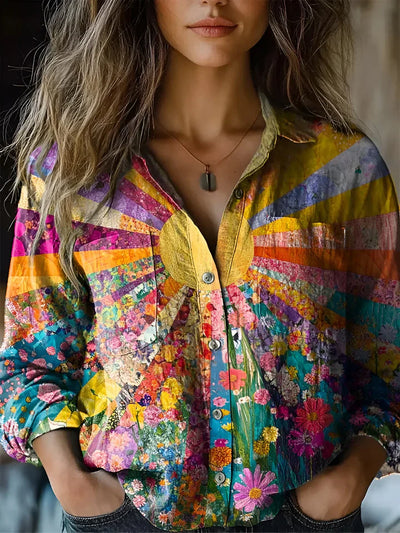 Bianca - Sunlit Bloom Blouse