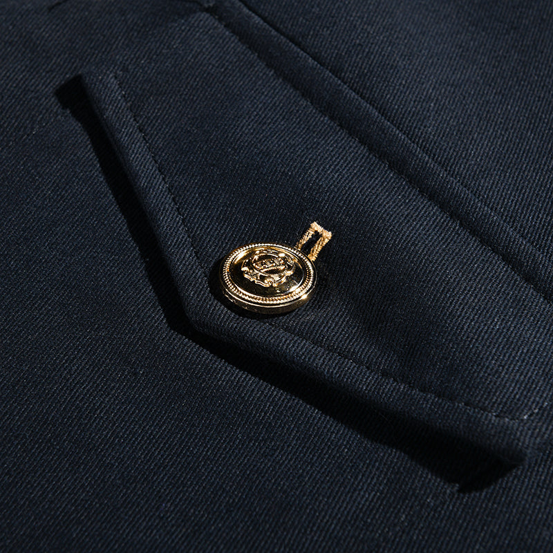 【24-hour shipping out】Men's Vintage Casual Solid Lapel Button Jacket 85705875TO